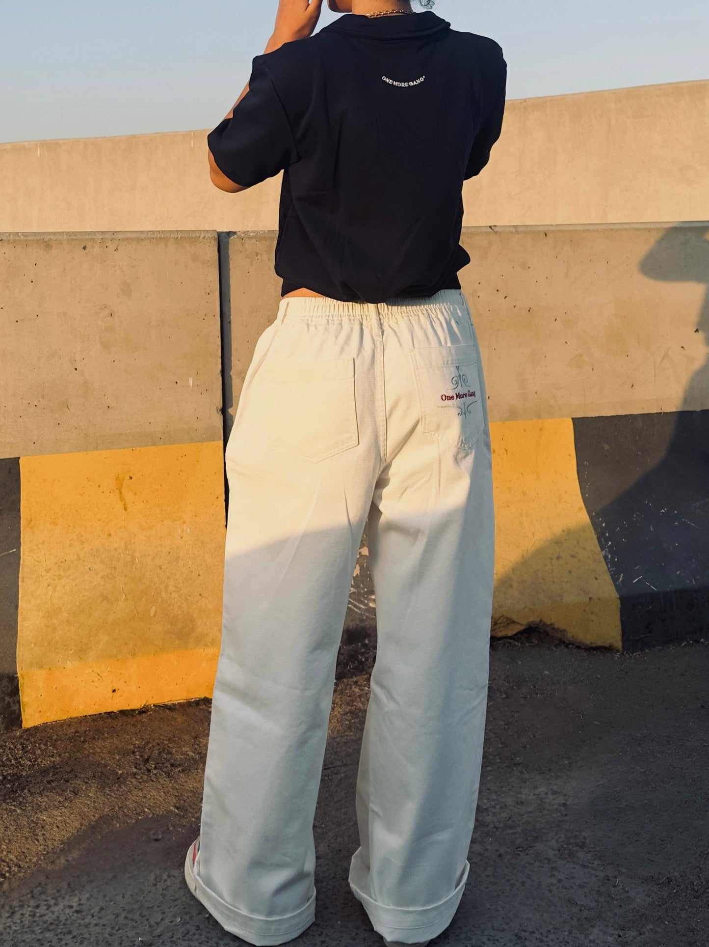 Japanese Worker Pants White