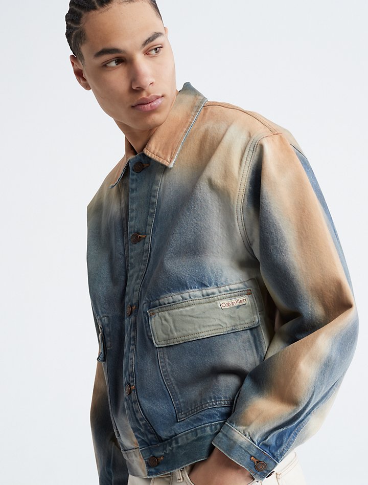 جاكيت دنيم Khakis Bleached Trucker