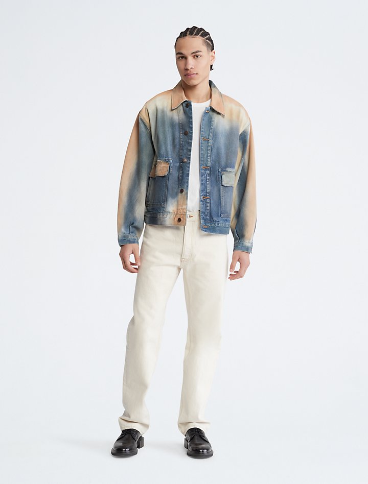 جاكيت دنيم Khakis Bleached Trucker