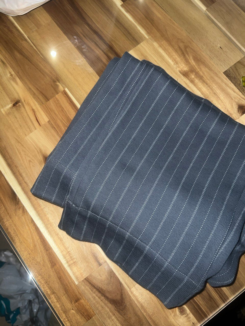 بنطلون Elegante مخطط باللون رمادي