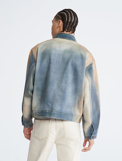 جاكيت دنيم Khakis Bleached Trucker