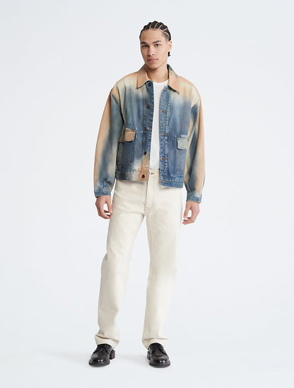 جاكيت دنيم Khakis Bleached Trucker